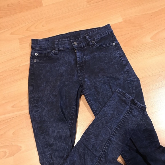 Aritzia 7 for all man kin blue jegging jeans - Picture 1 of 2